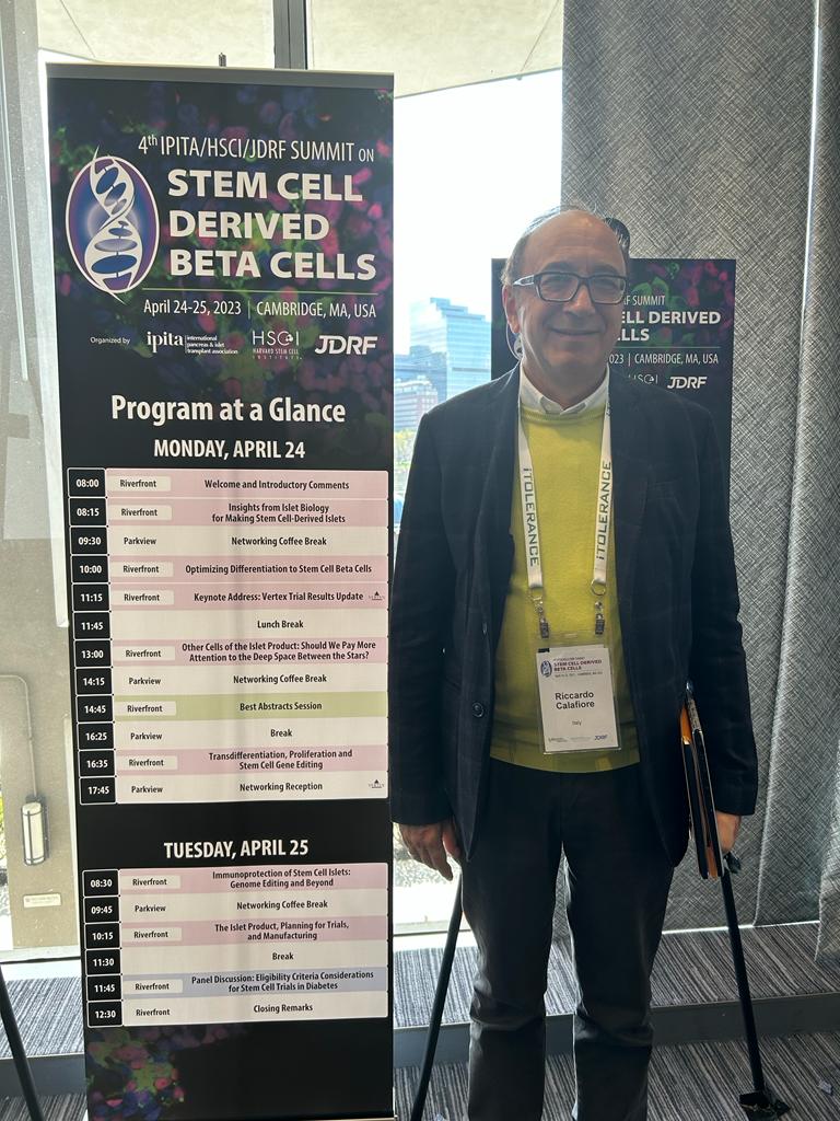 CONGRESSO INTERNAZIONALE “STEM CELLS-DERIVED BETA CELLS”. BOSTON, USA 24-25 Aprile 2023.